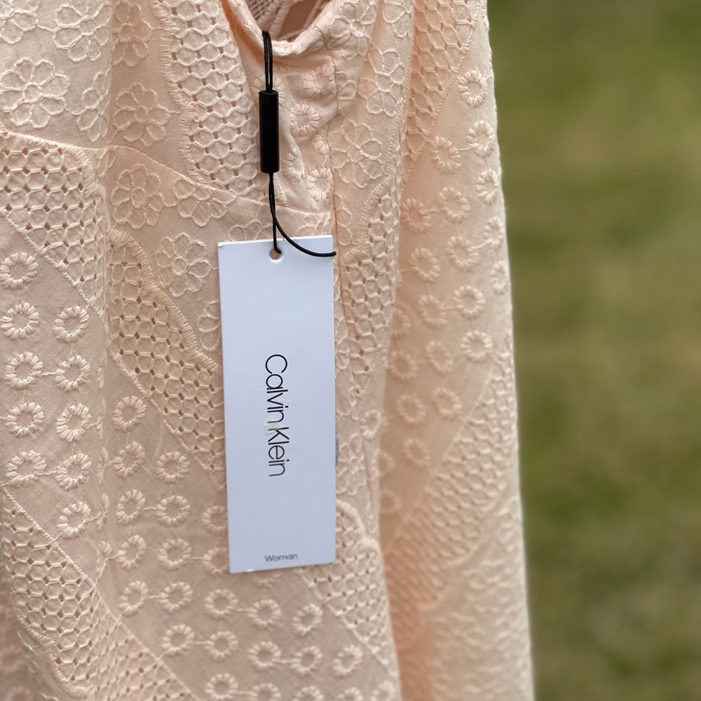 Calvin Klein Size 16 Peach Dress NWT - Picture 6 of 6